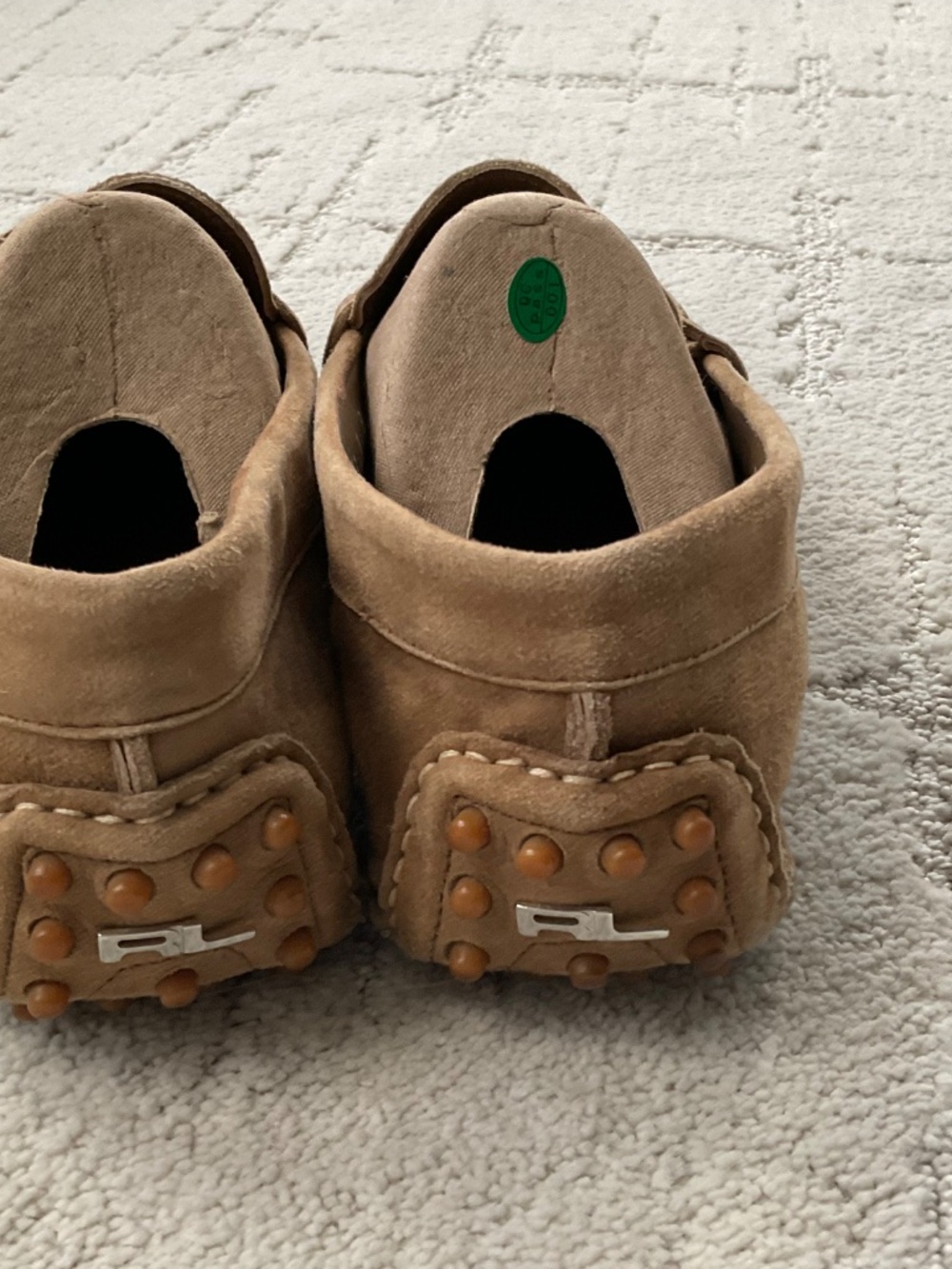 Ralph Lauren suede driver shoes - Picture 2 of 8